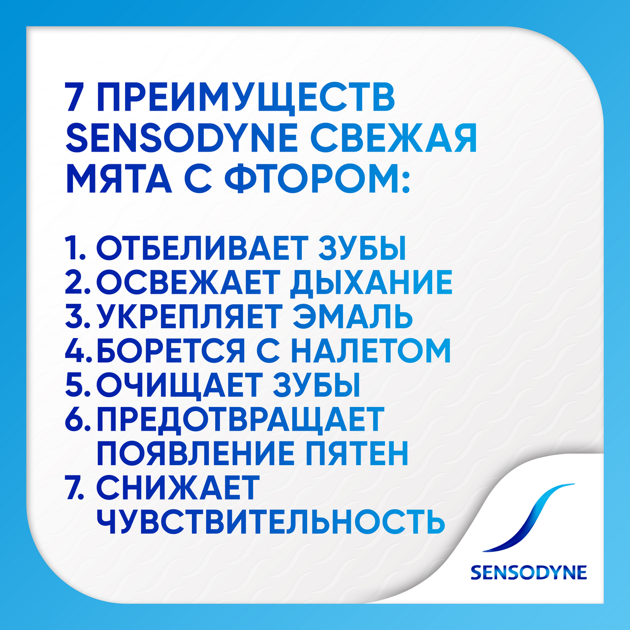 Зубная паста Sensodyne с фтором для чувствительных зубов 75 мл