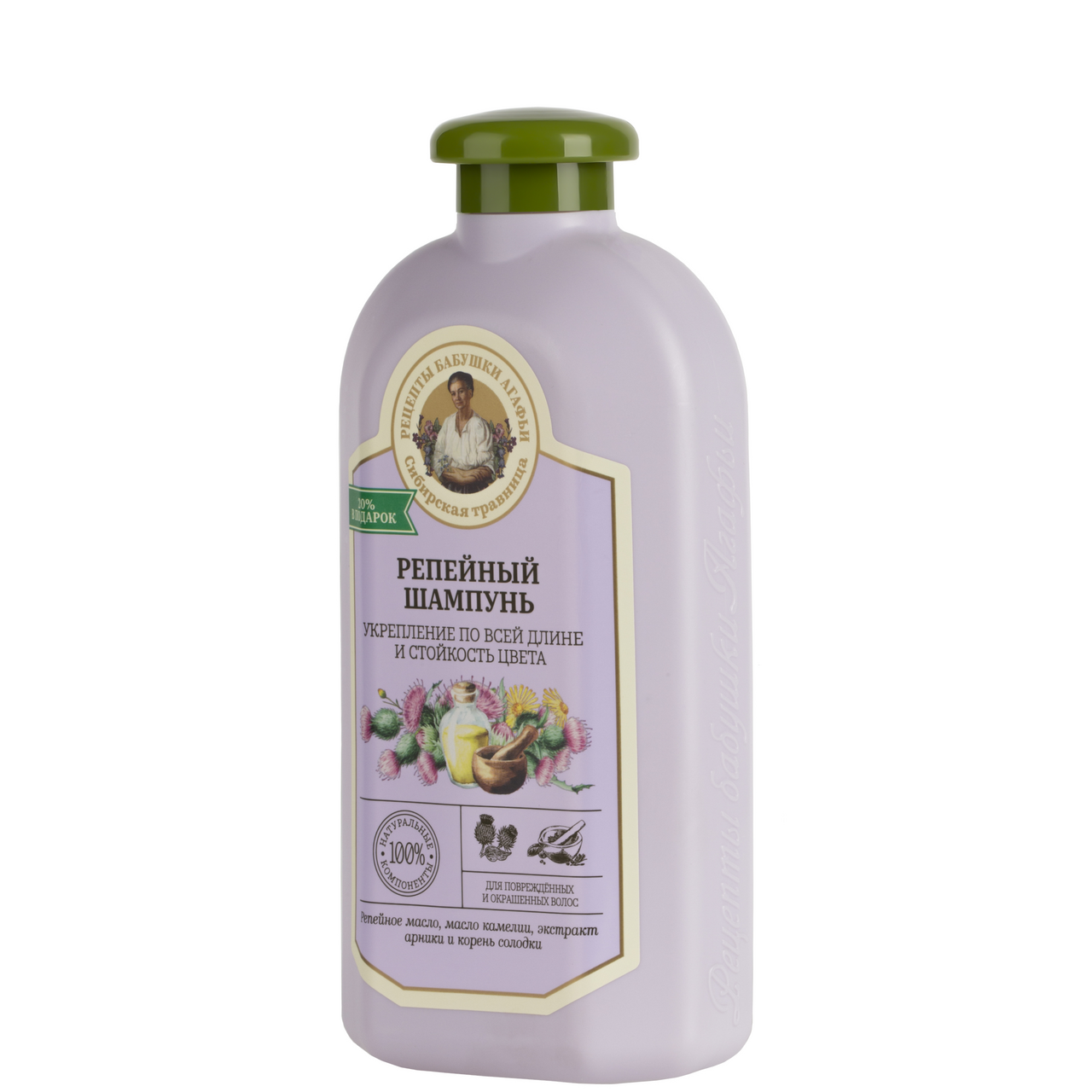 Шампунь Рецепты бабушки Агафьи укрепление по всей длине, 500мл