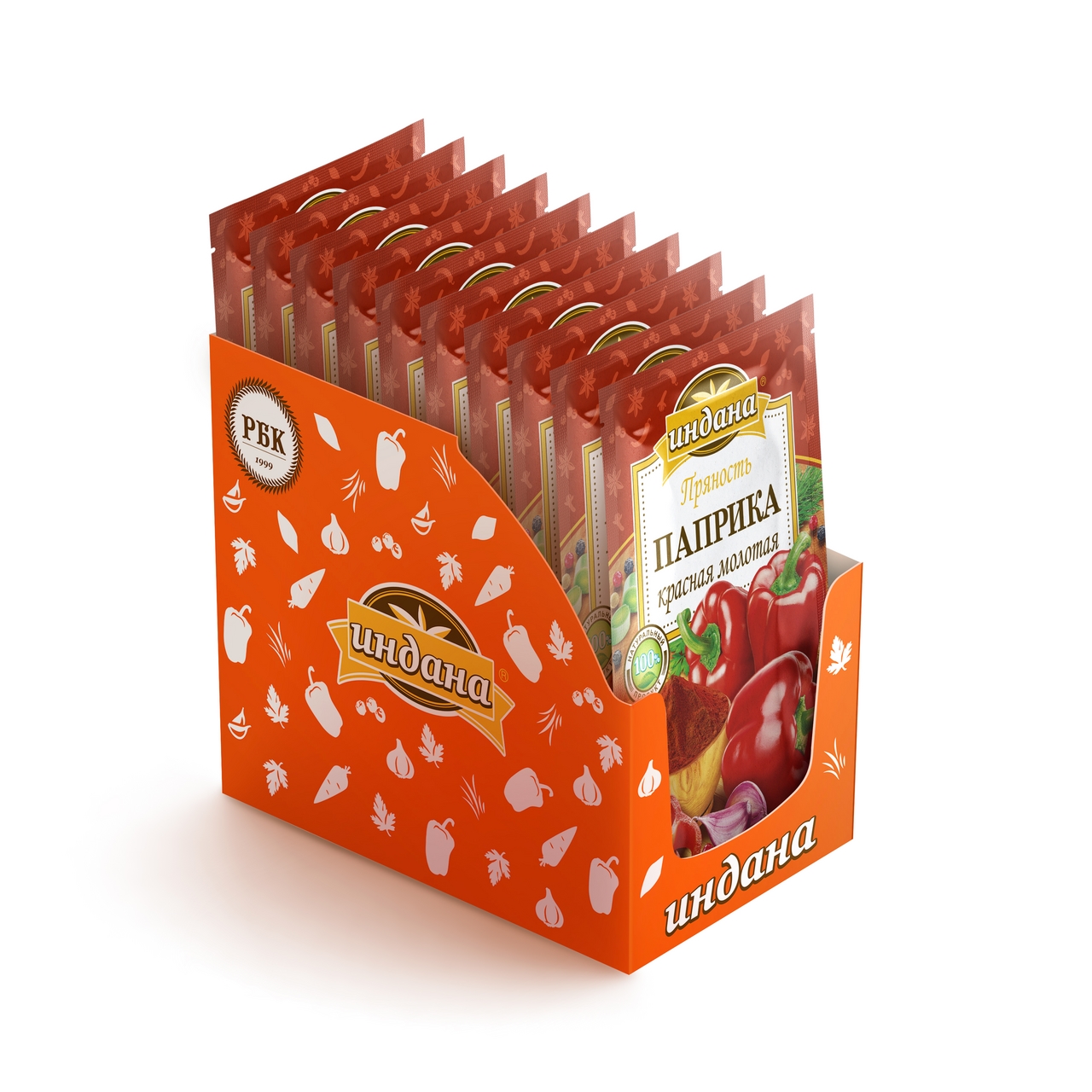 Паприка Индана красная молотая, 15г