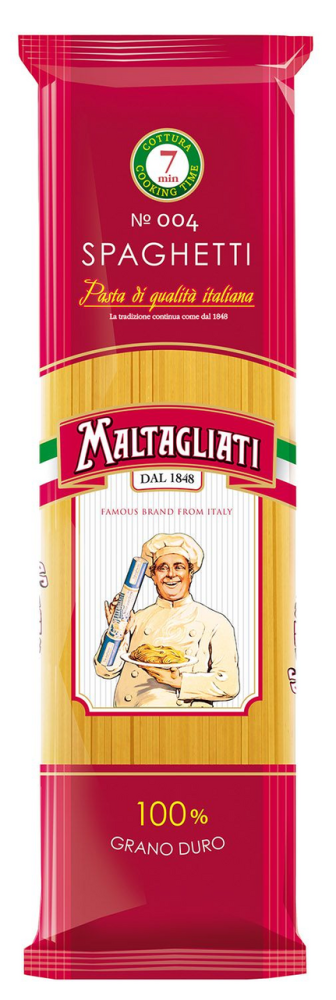 Изделия макаронные спагетти тонкие Maltagliati 004, 450г