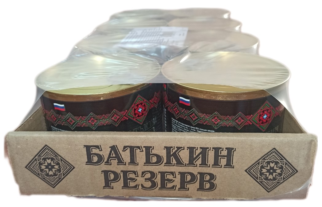 Свинина тушеная Батькин Резерв ГОСТ высший сорт, 525г