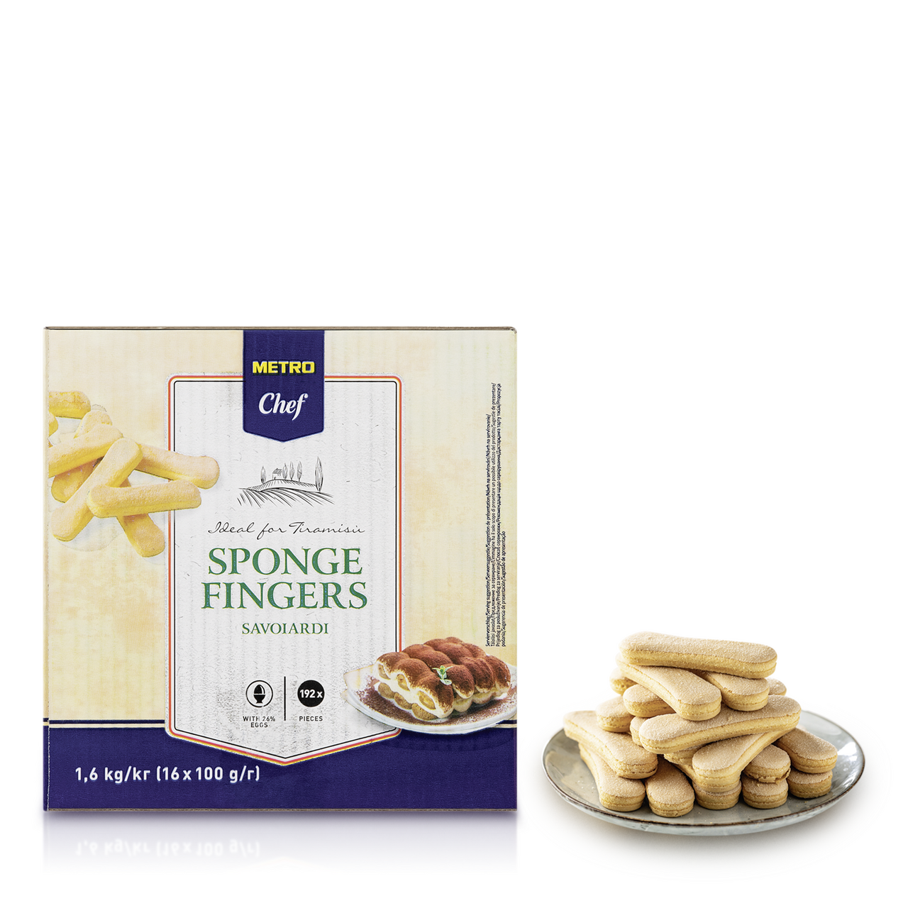 METRO Chef Печенье Савоярди, 1600г