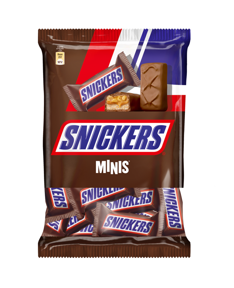 Батончик Snickers Minis, 180г