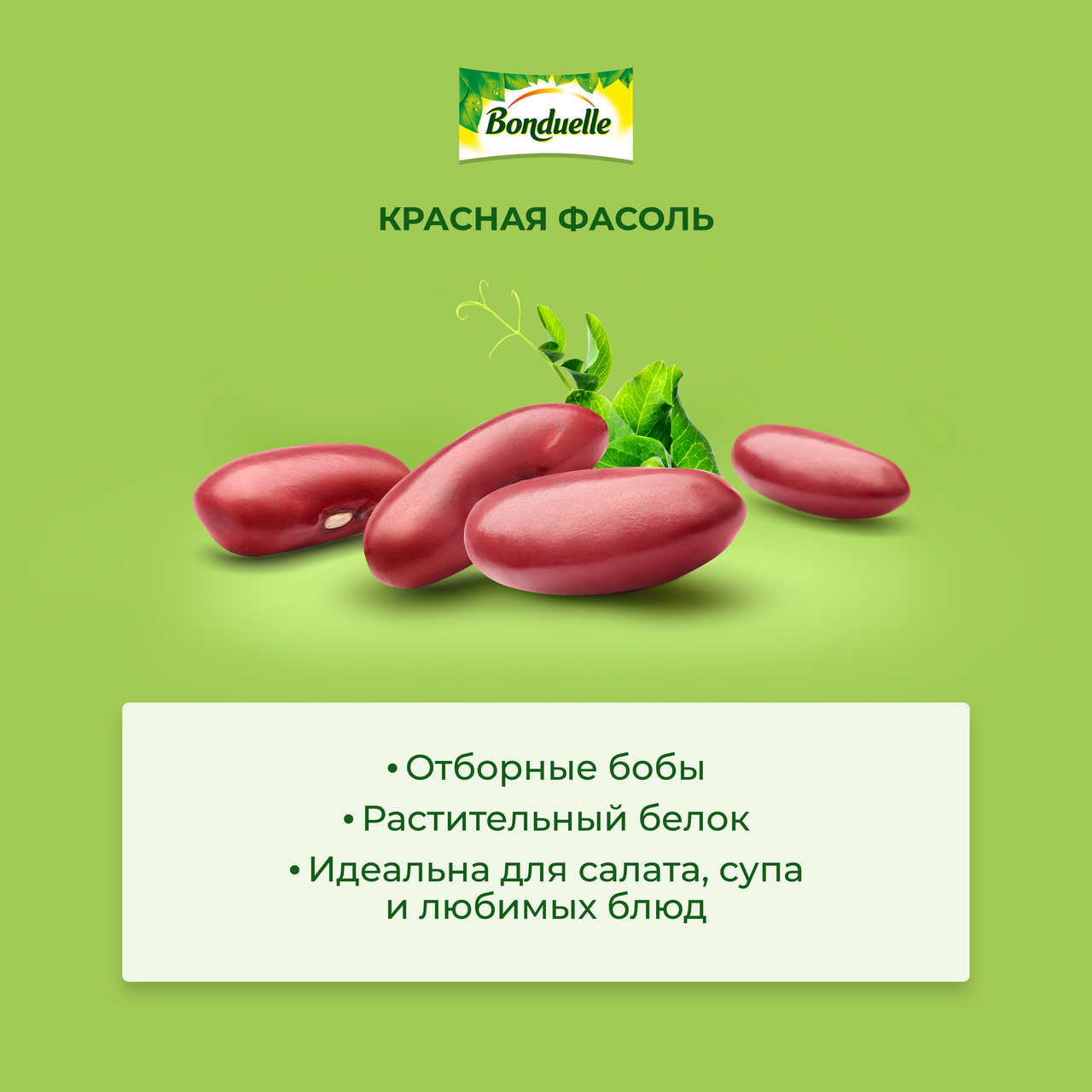 Фасоль Bonduelle красная, 400г