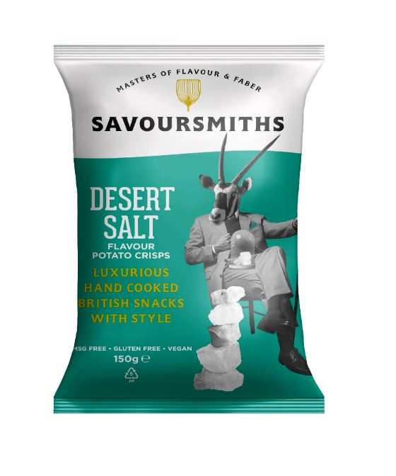 Чипсы Savoursmiths с солью пустыни, 150г
