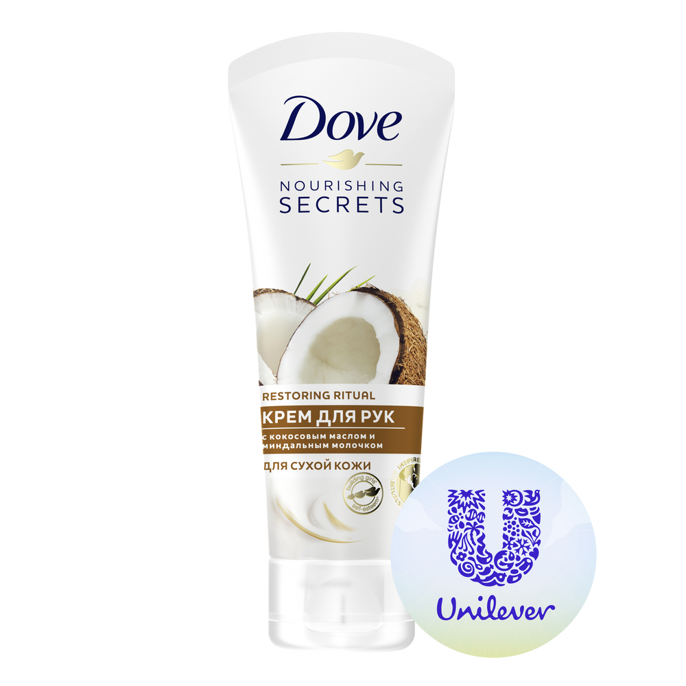 Крем для рук Dove Кокосовое масло и миндальное молочко 75мл