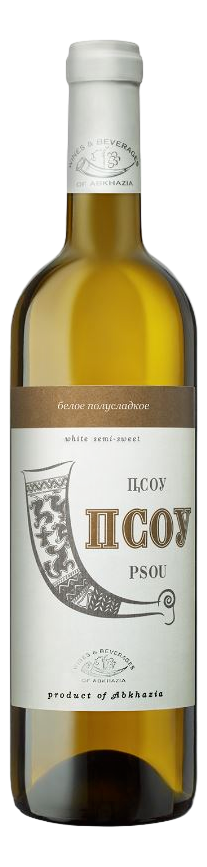 Вино Псоу белое полусладкое, 0.75л