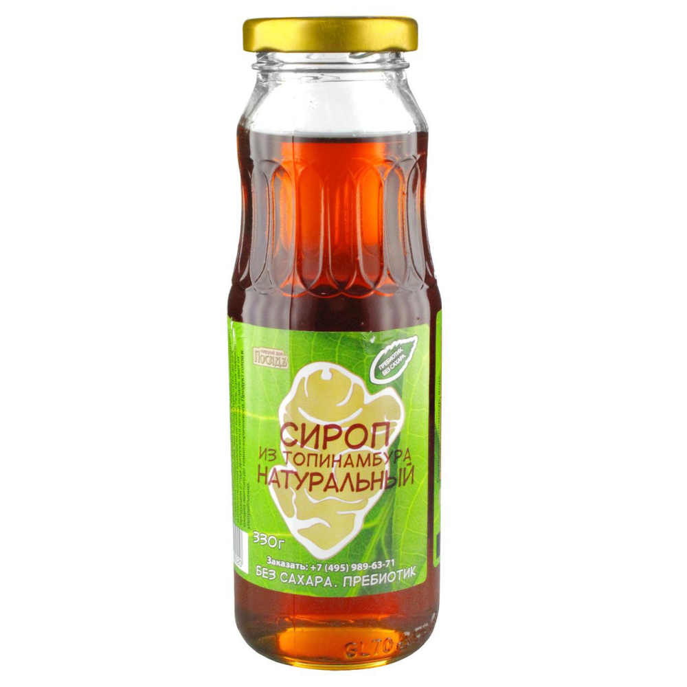 Сироп Купецкий дом Посадъ из клубней топинамбура натуральный 330 мл
