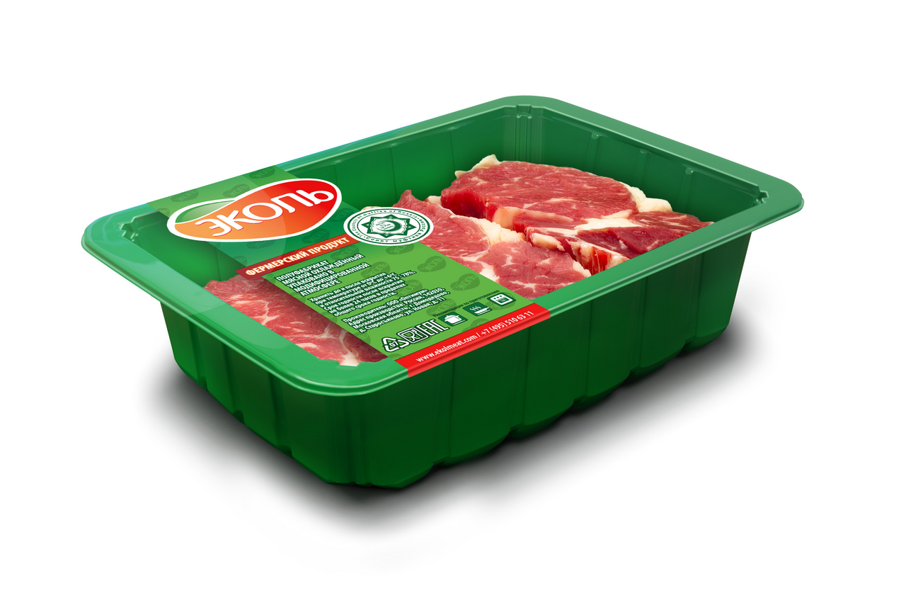 Антрекот говяжий Эколь нарезной халяль охлажденный, 400г