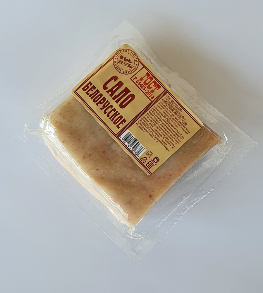 Сало Естъ Белорусское ГОСТ, ~400г Купить Недорого С Доставкой На.