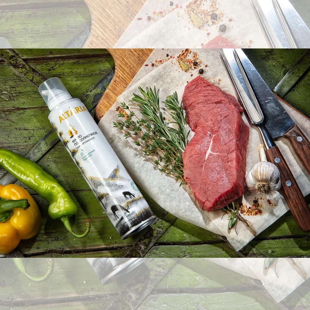 Масло Altaria подсолнечное рафинированное дезодорированное, 250мл