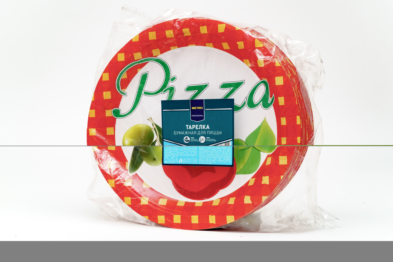Тарелка Metro Professional бумажная для пиццы 30 см