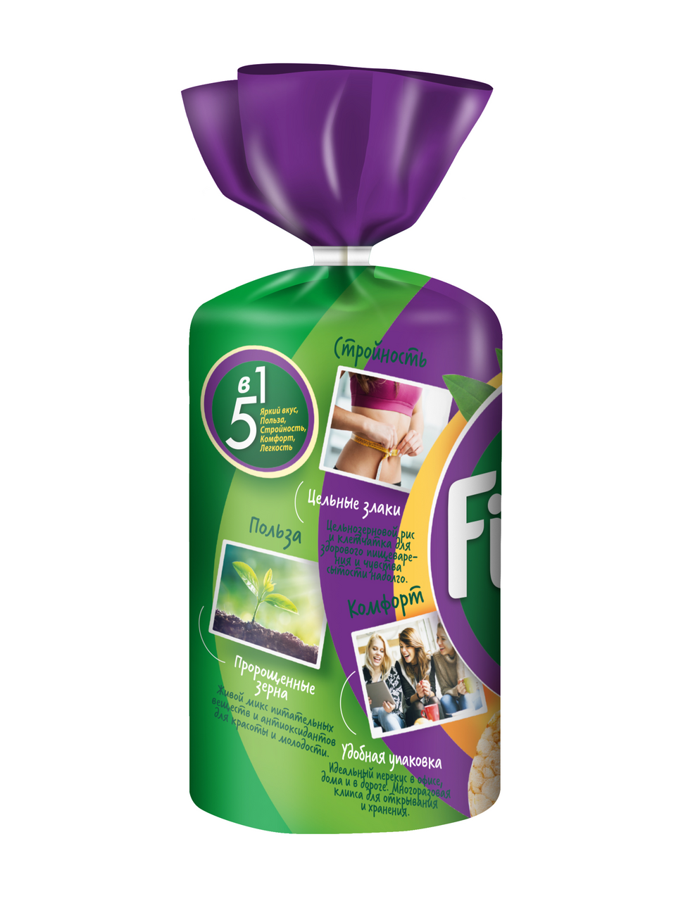 Хлебцы Мистраль Fitstart рисовые манго-маракуйя, 100г