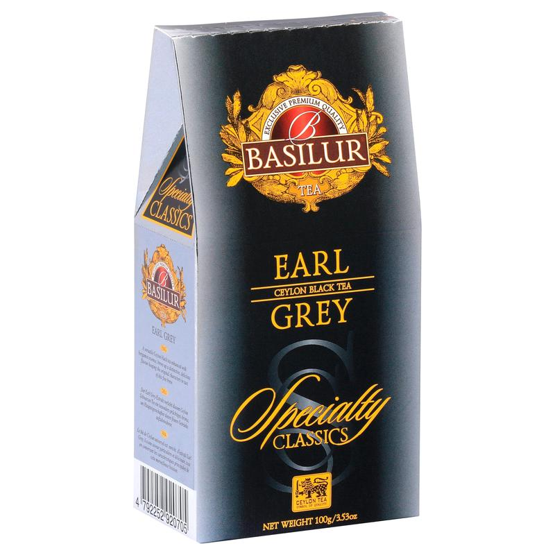 Чай черный Basilur Избранная классика Earl Grey листовой 100 г
