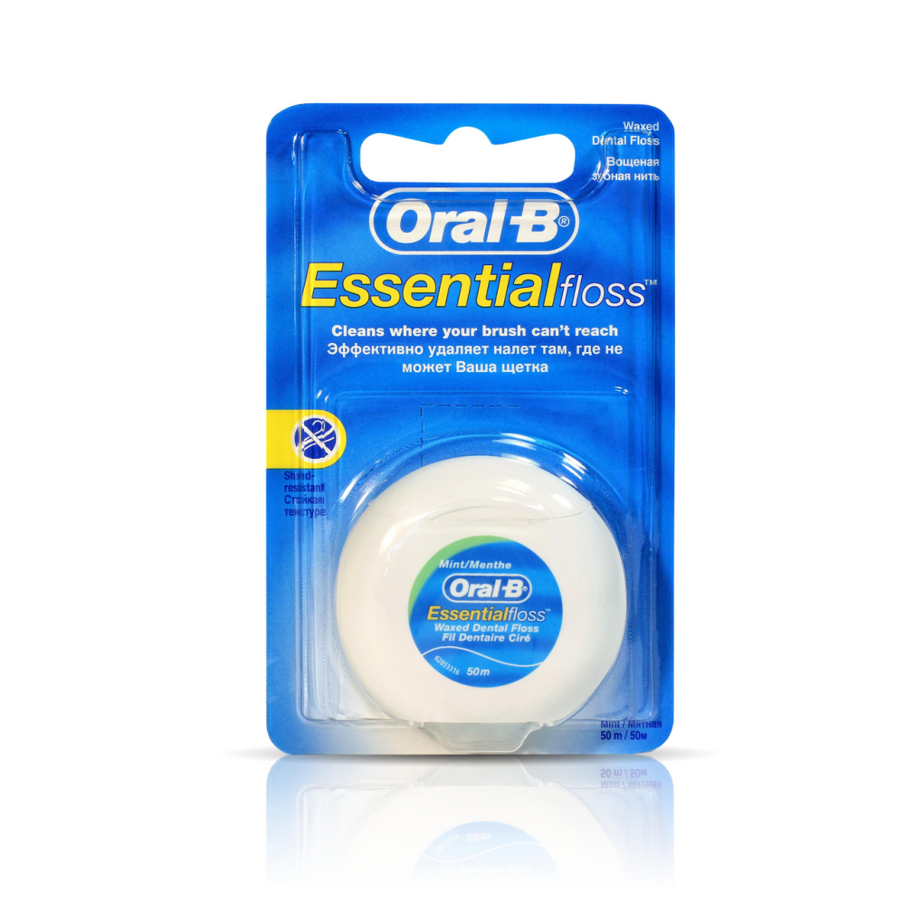 Зубная нить Oral-B Essential Floss Waxed Mint 50 м