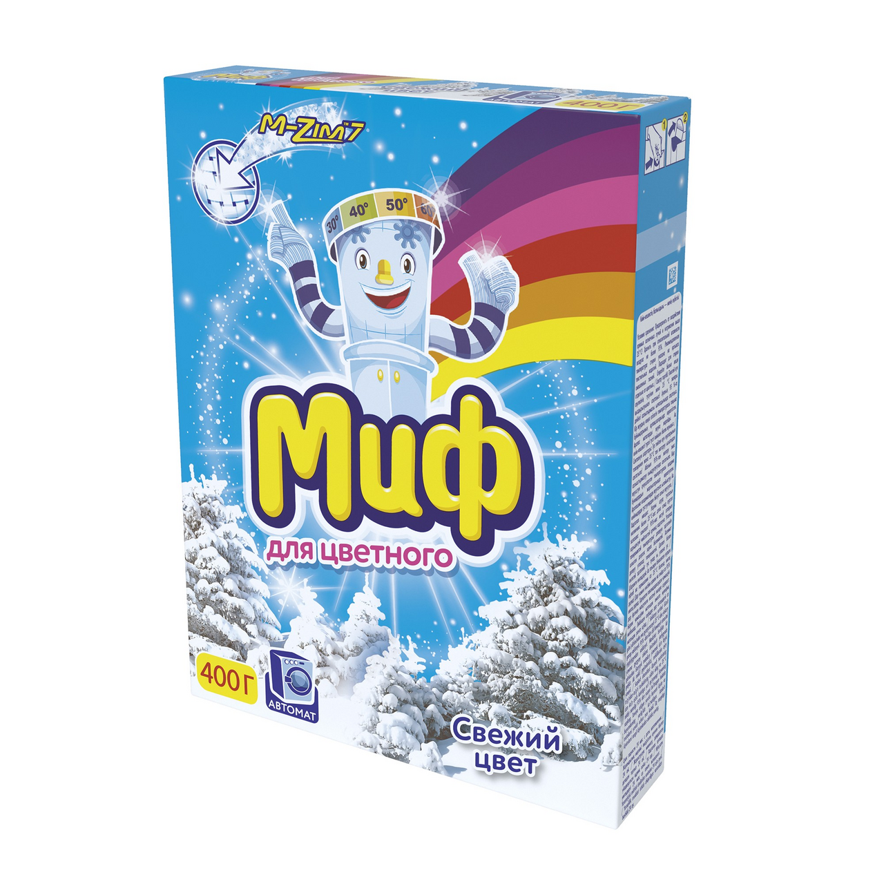 Стиральный порошок Миф Свежий цвет автомат для цветного белья 400 г