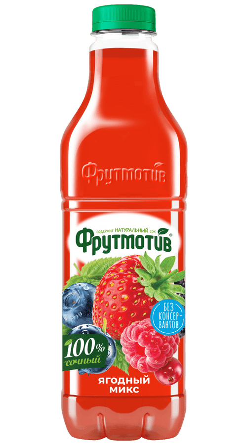 Напиток сокосодержащий Фрутмотив ягодный микс, 1.5л