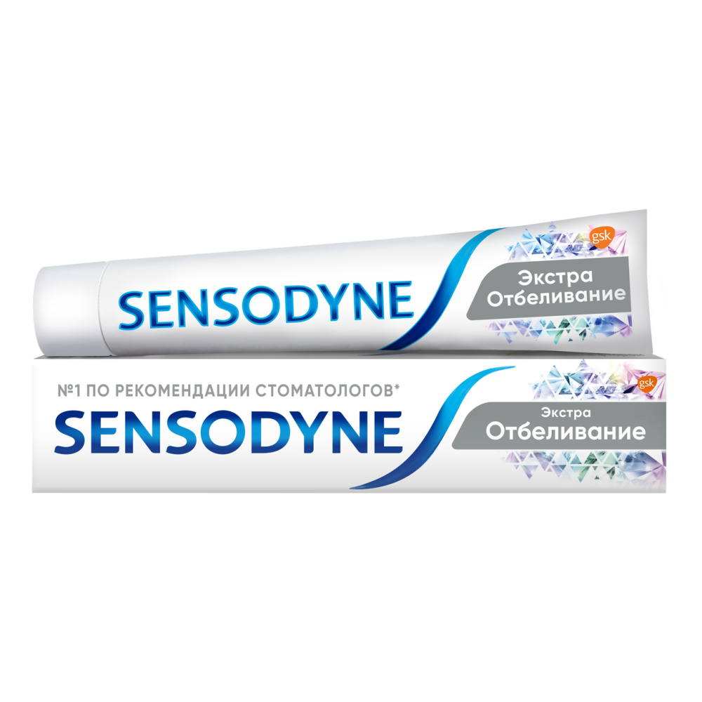 Зубная паста Sensodyne экстра отбеливание, 50мл