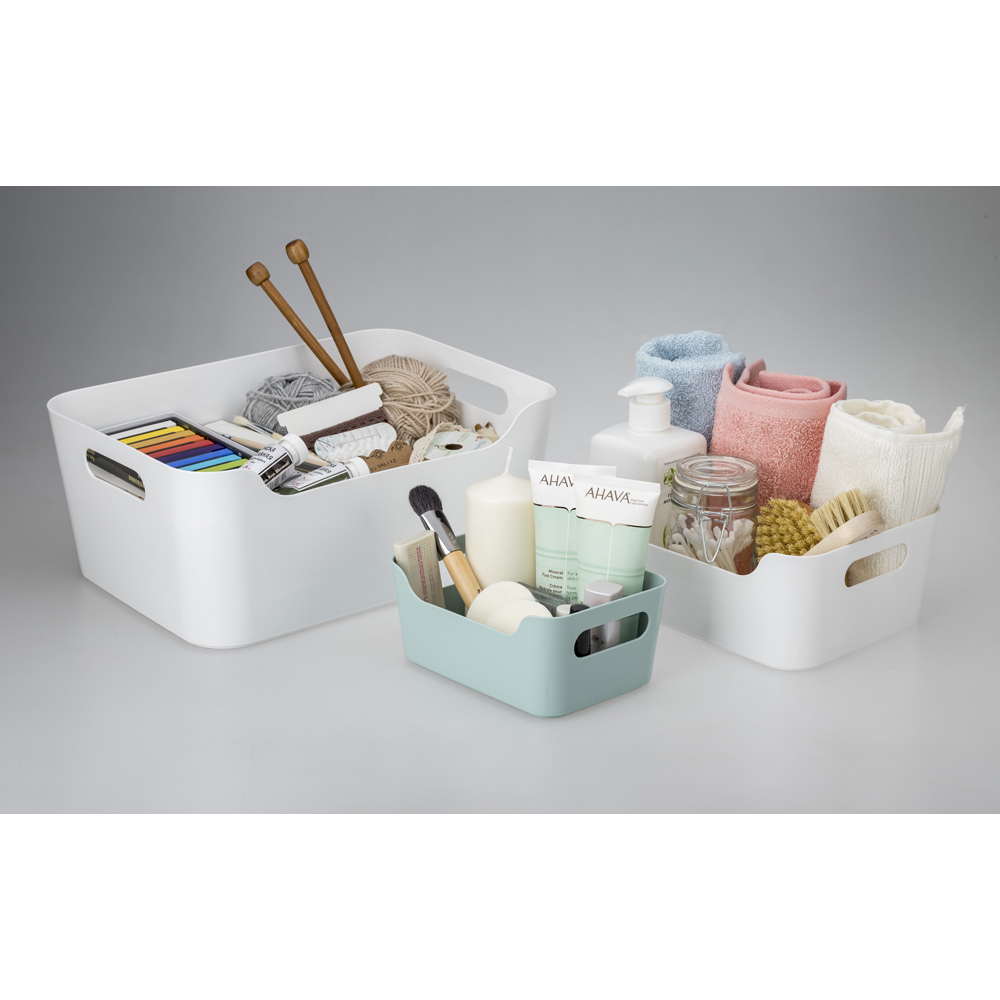 Корзинка Econova Scandi универсальная белая, 4.6л