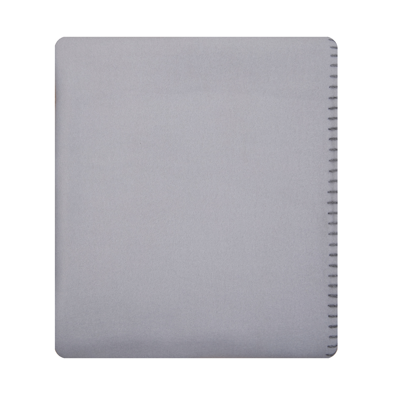 Tarrington House Плед флисовый светло-серый, 130 х 170см