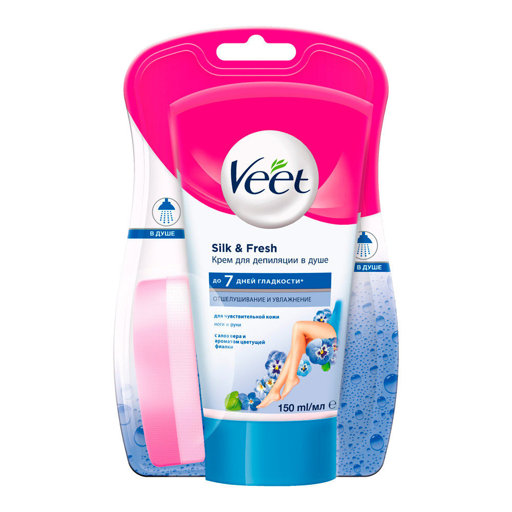 Крем для депиляции в душе Veet для чувствительной кожи 150 мл
