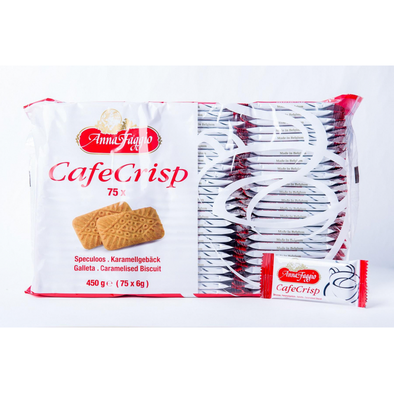 Печенье Anna Faggio Cafe Crisp Speculoos песочное с корицей 450 г