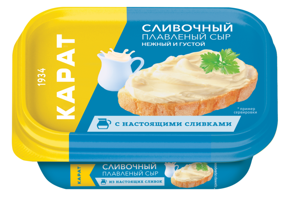 Плавленый сыр Карат Сливочный 45% 200 г