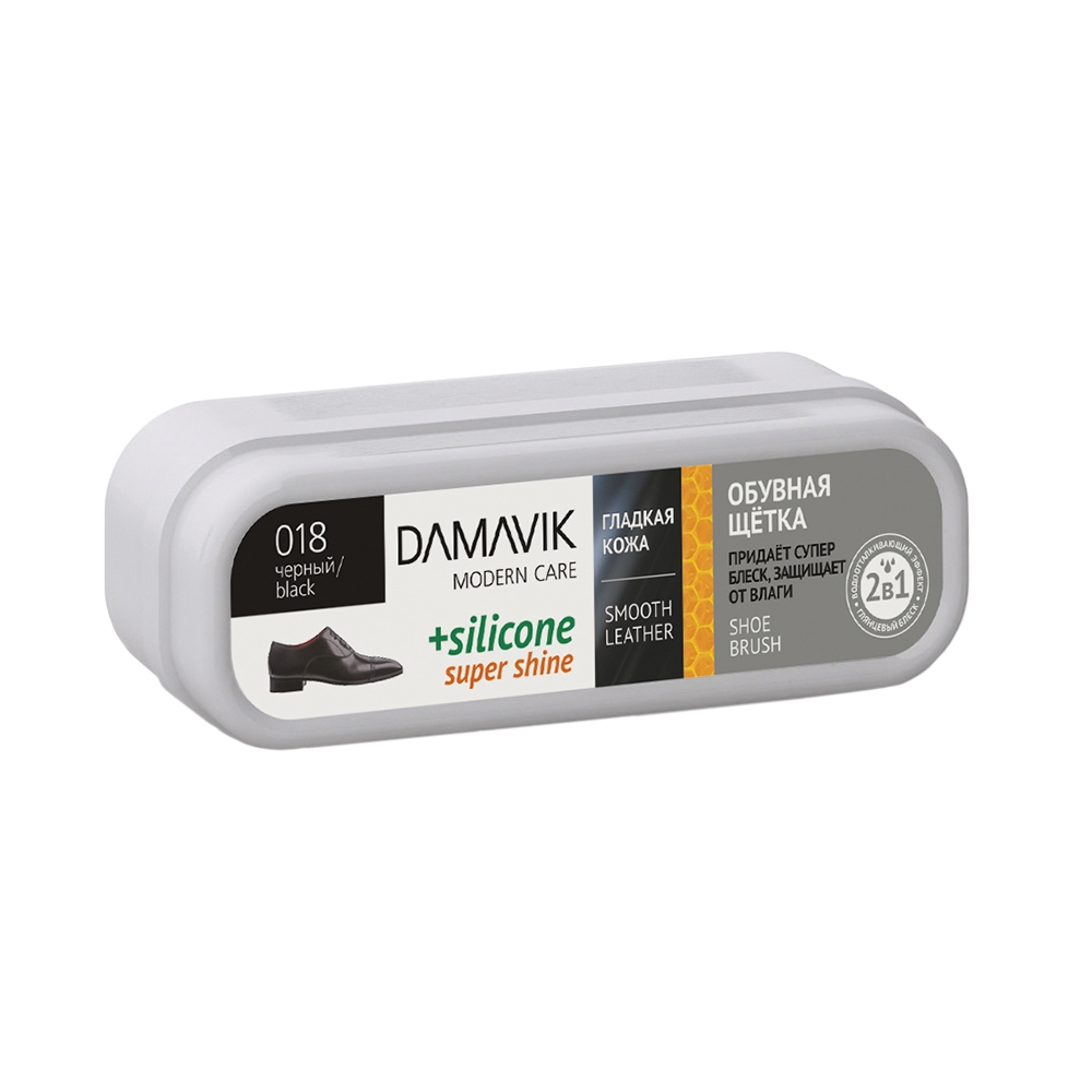 Щетка для обуви Damavik Super Shine черная, 42г