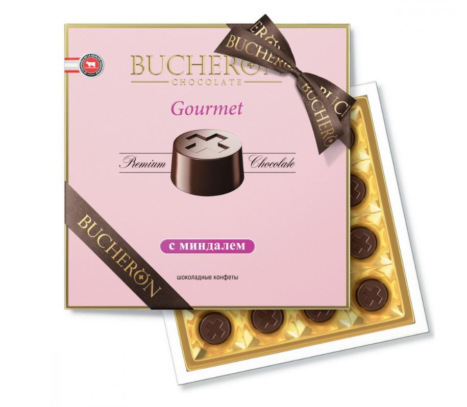 Конфеты Bucheron Gourmet шоколадные с миндалем, 180г
