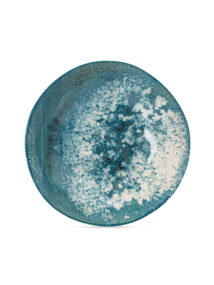 Тарелка Fioretta Stone Turquoise суповая, 22см