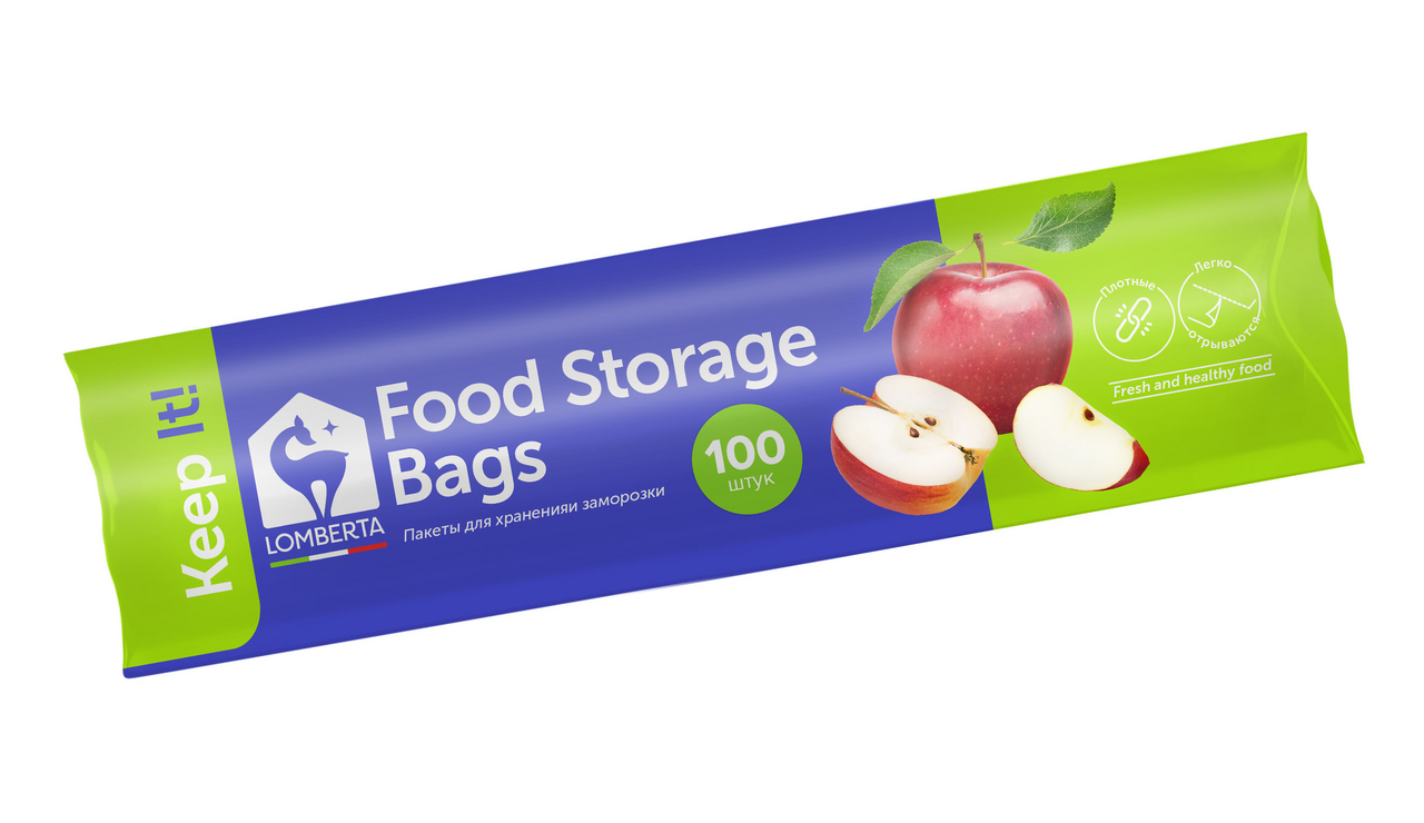 Пакеты для хранения заморозки Lomberta 100шт