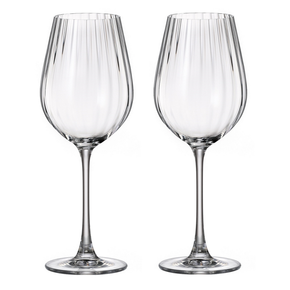 Набор бокалов для вина Crystal Bohemia Columbia Optic, 500мл x 2шт