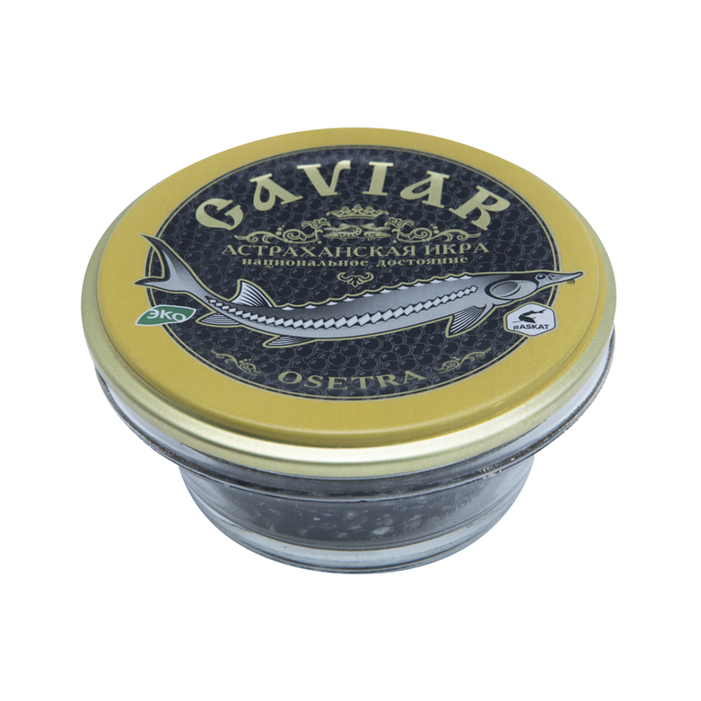 Икра осетра Раскат зернистая 113 г