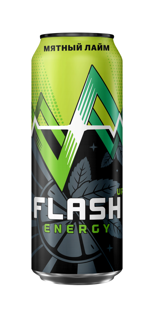 Напиток энергетический Flash Up мятный лайм, 450мл