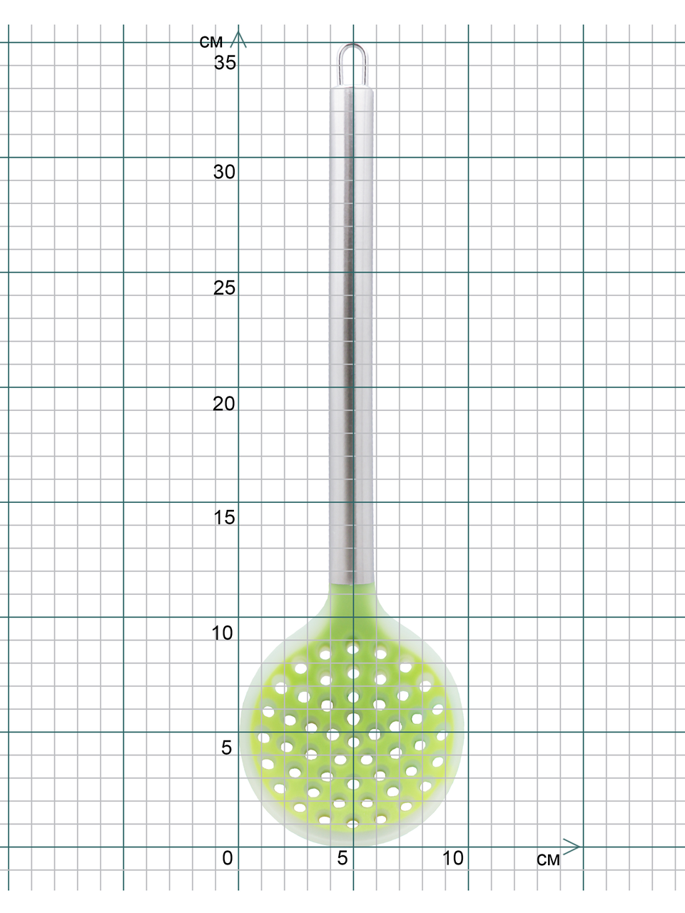 Шумовка Borner Trend поварская салатовая