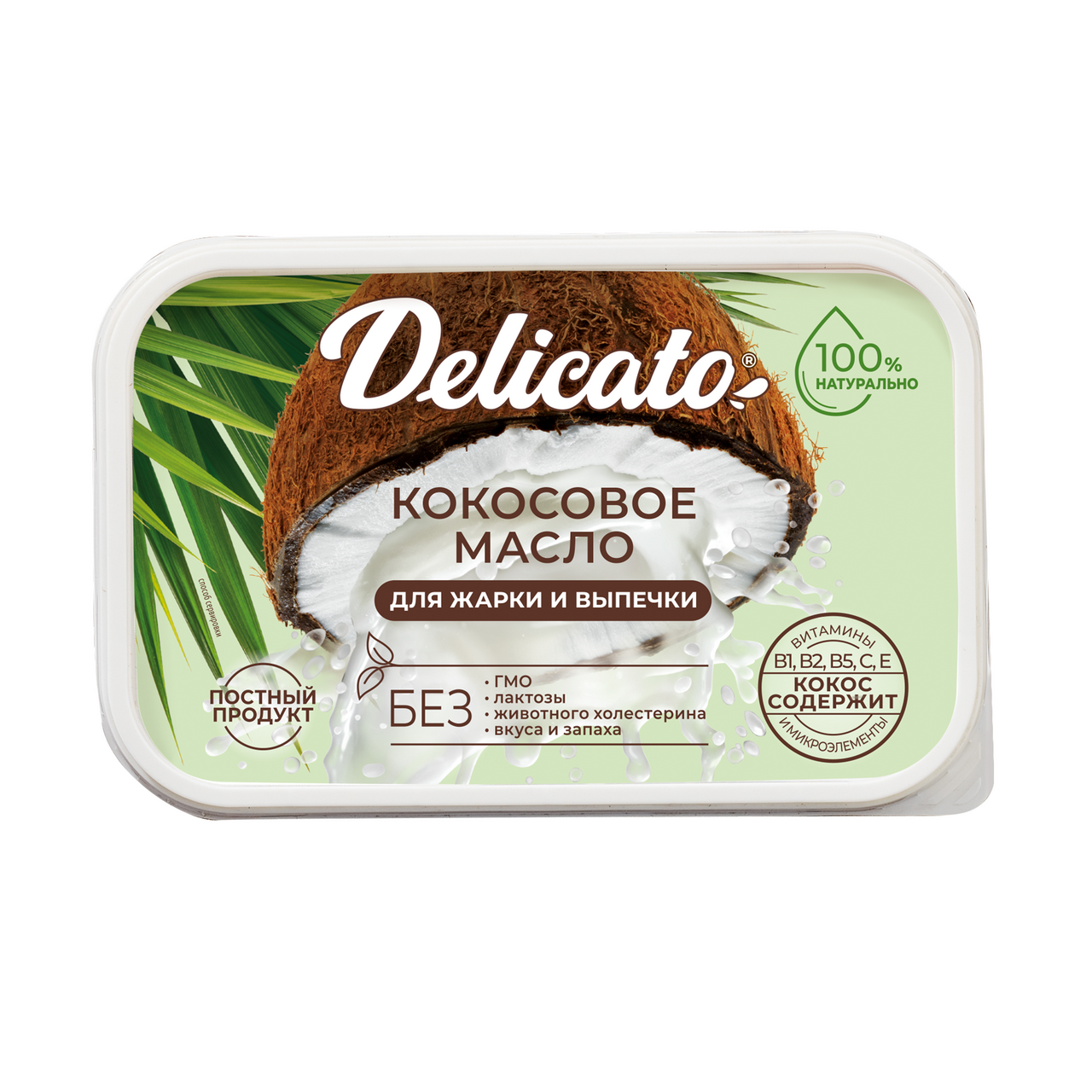 Масло кокосовое Delicato 400г