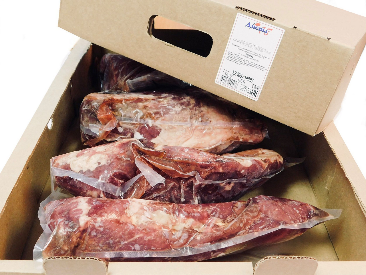 Говядина Диета18 лопатка без кости замороженная, ~10кг