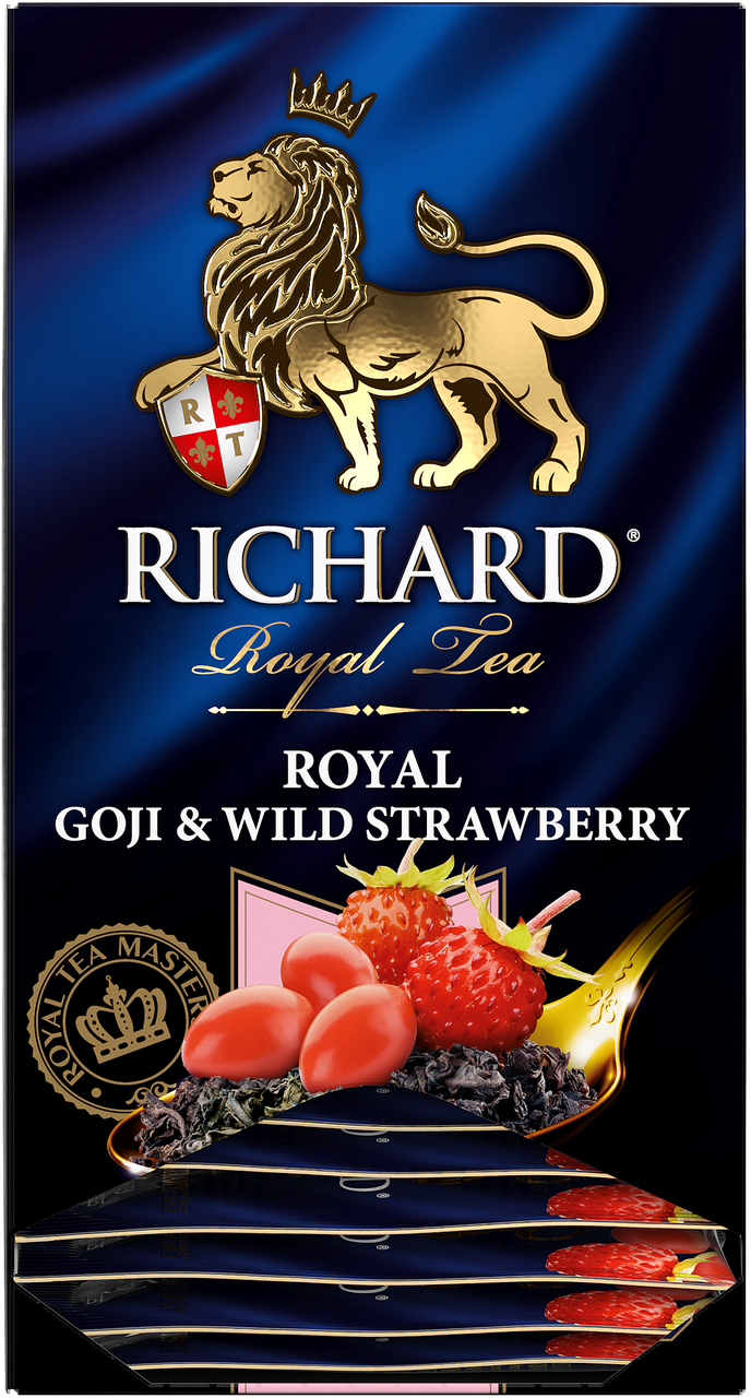 Чай Richard Royal Goji & Wild Strawberry ароматизированный (1.7г х 25шт), 42г
