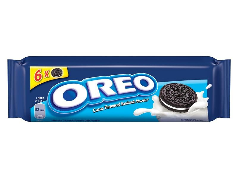 Печенье Oreo с какао и начинкой с ванильным вкусом, 38 г