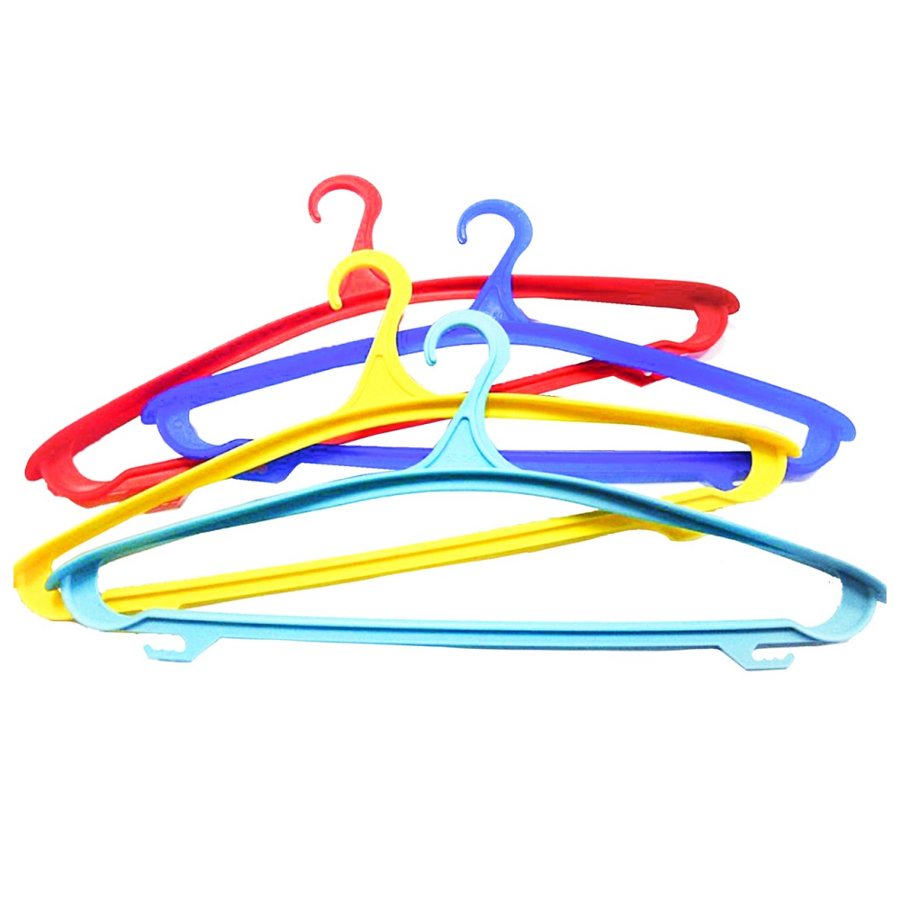 Плечики Clevers пластиковые размер 52 - 54 цветные