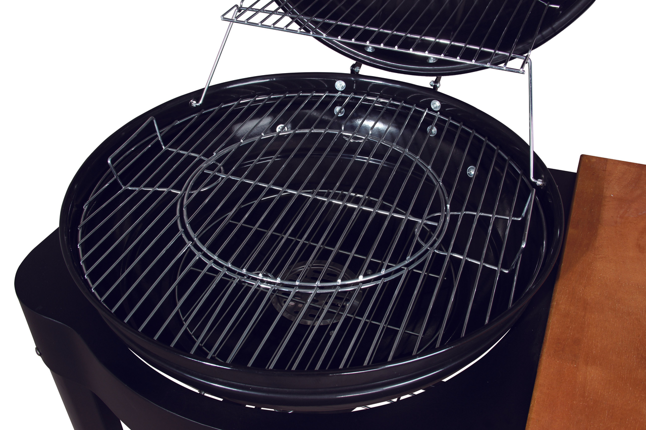 Гриль-тележка Tarrington House угольный со столом 104 x 61 x 133 см