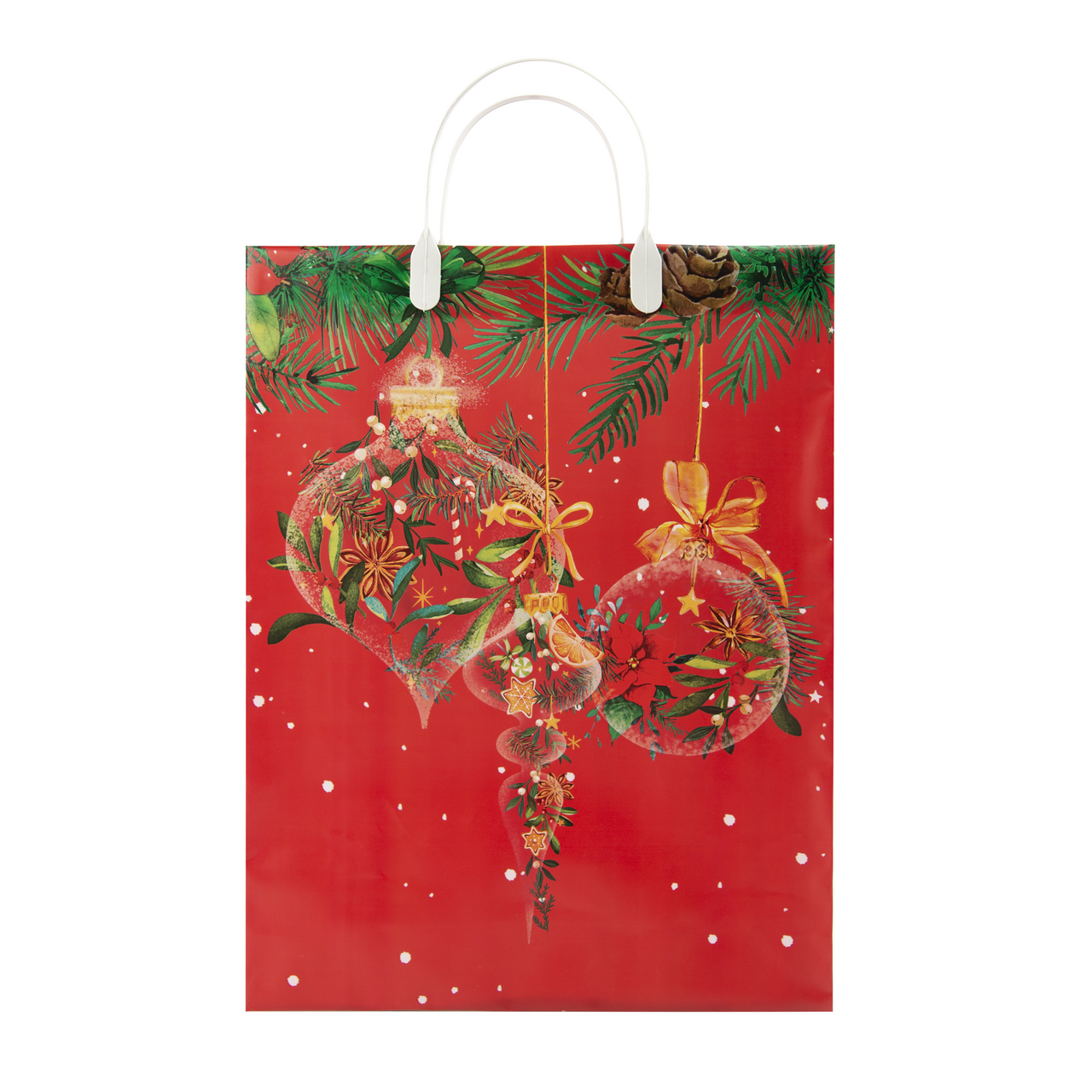 Сумка пластиковая Арт и Дизайн Новый год размер Extra Large Сумка пластиковая Арт и Дизайн Новый год размер Extra Large