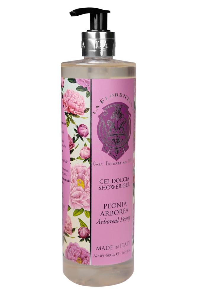 Гель для душа La Florentina изысканный пион, 500мл