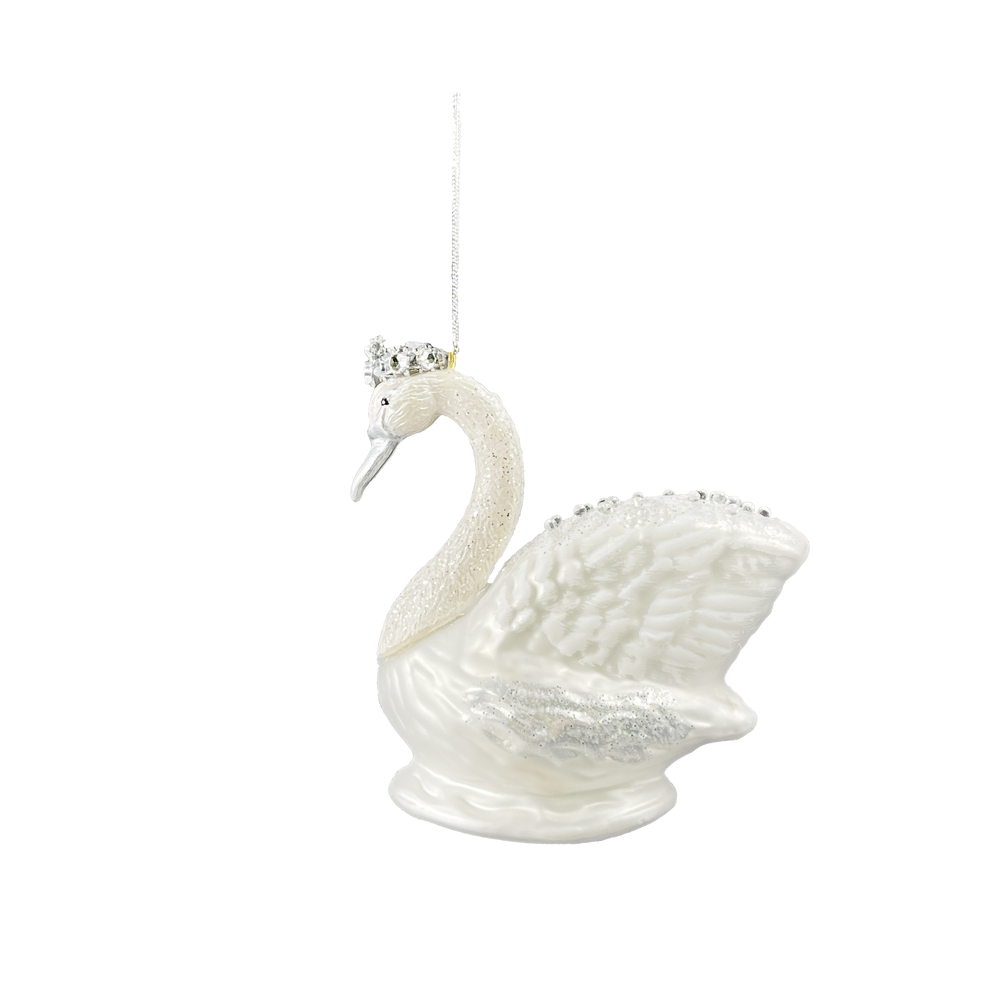 Украшение новогоднее ChristmasDeLux Царевна-лебедь, 9.5см