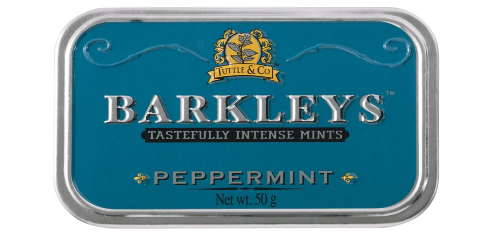 Леденцы Barkleys Mints Peppermint Перечная мята, 50г