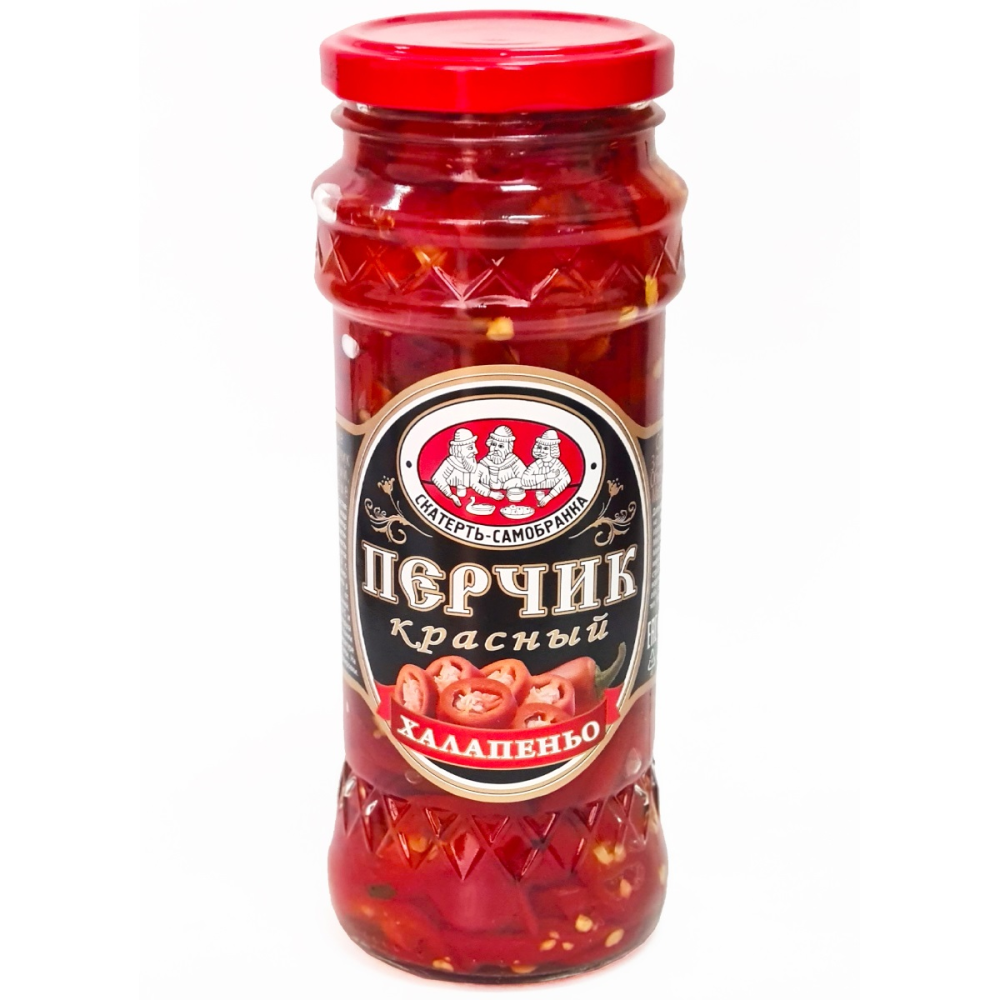 Перчик Скатерть-Самобранка Халапеньо красный, 370мл