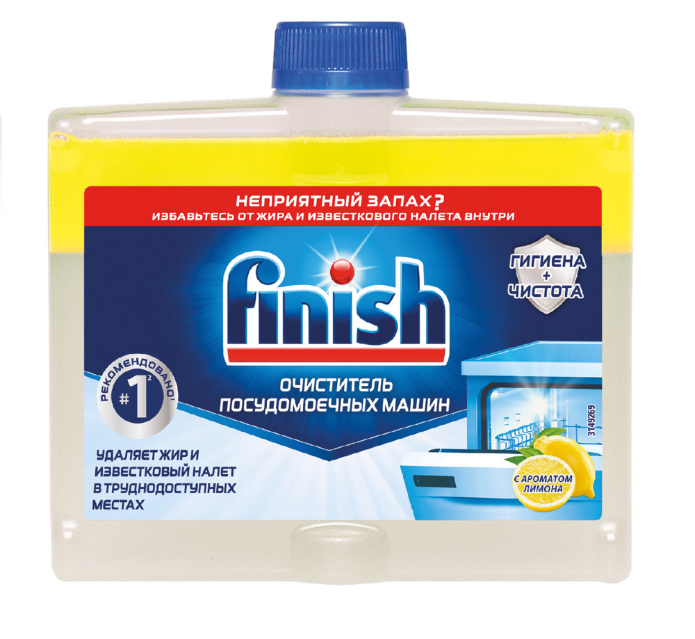 Средство чистящее для посудомоечных машин Finish с ароматом лимона 250 мл