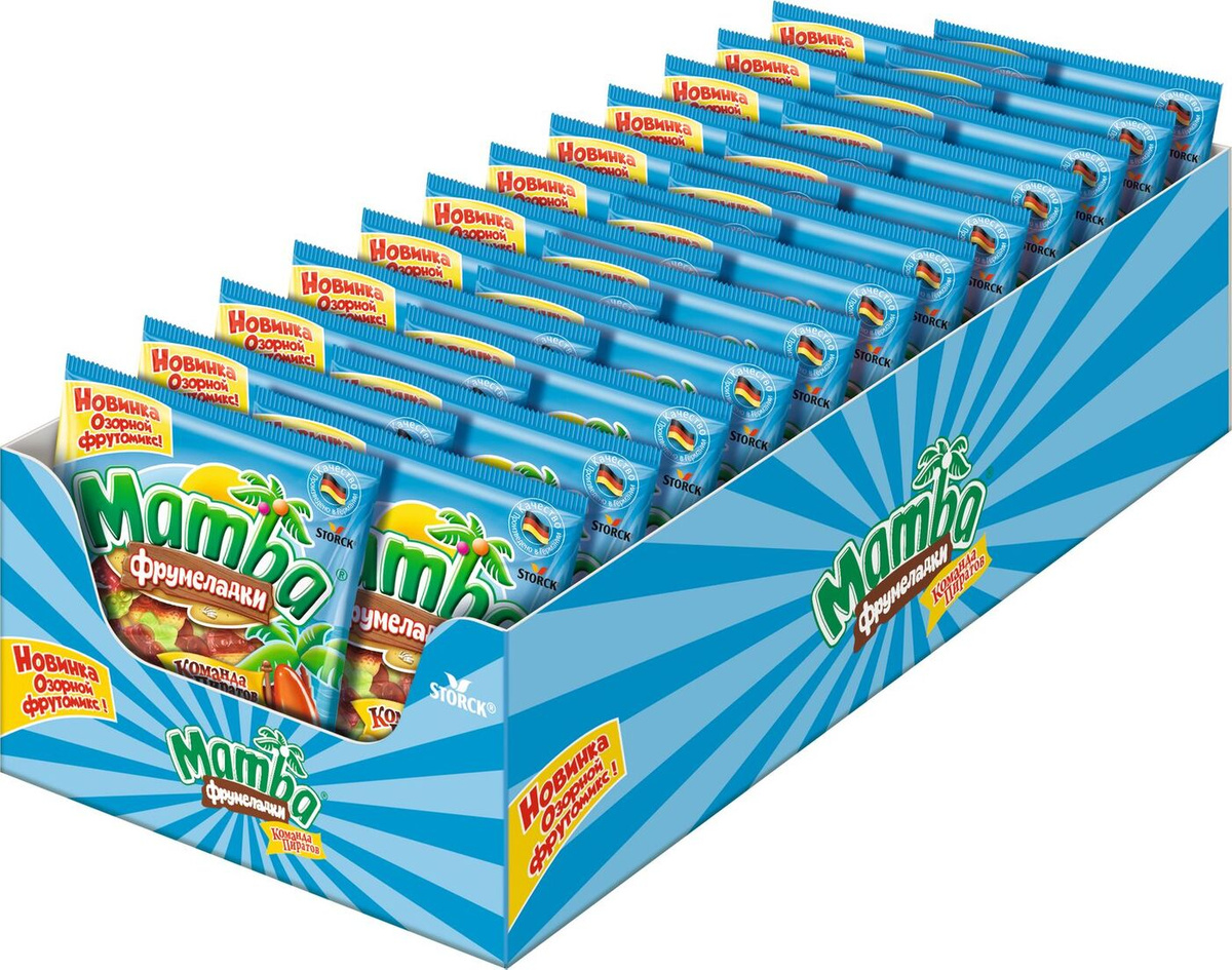 Жевательный мармелад Mamba команда пиратов 70 г