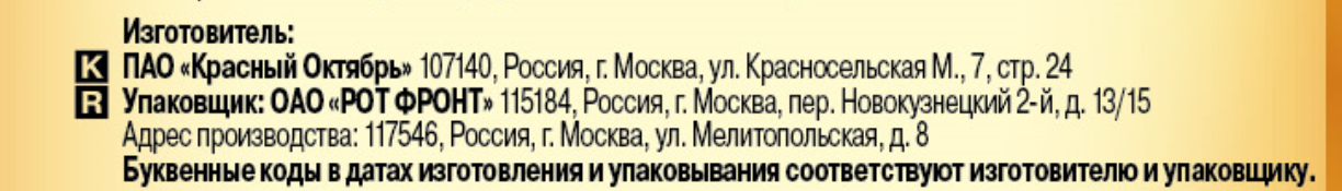 Конфеты Красный Октябрь Аленка крем-брюле шоколадные, 250г