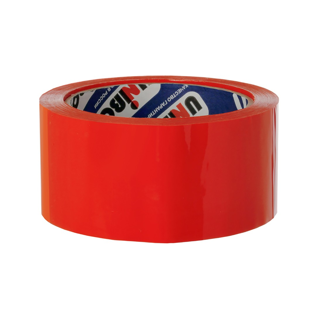 Лента Unibob клейкая цветная красная, 48 x 38см